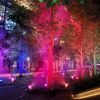 4Pcs Landscape Lights Color Changing Landscape Spotlight IP65 Waterproof RGBW LED Colorful Stake Light with Remote Control 16 Color 4 Dynamic Light Mo