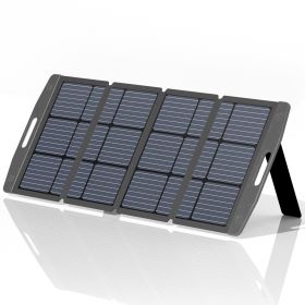 Solar Panel, Foldable Portable Solar Panel Battery Charger Kit with Adjustable Kickstand, Wire Storage Bag, MC4 Cable, IP67 Waterproof for Portable Po (power: 100W-ECO)
